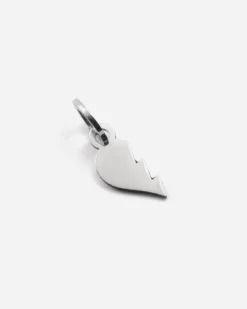 CIONDOLO MINI CHARM CUORE SPEZZATO IN ARGENTO