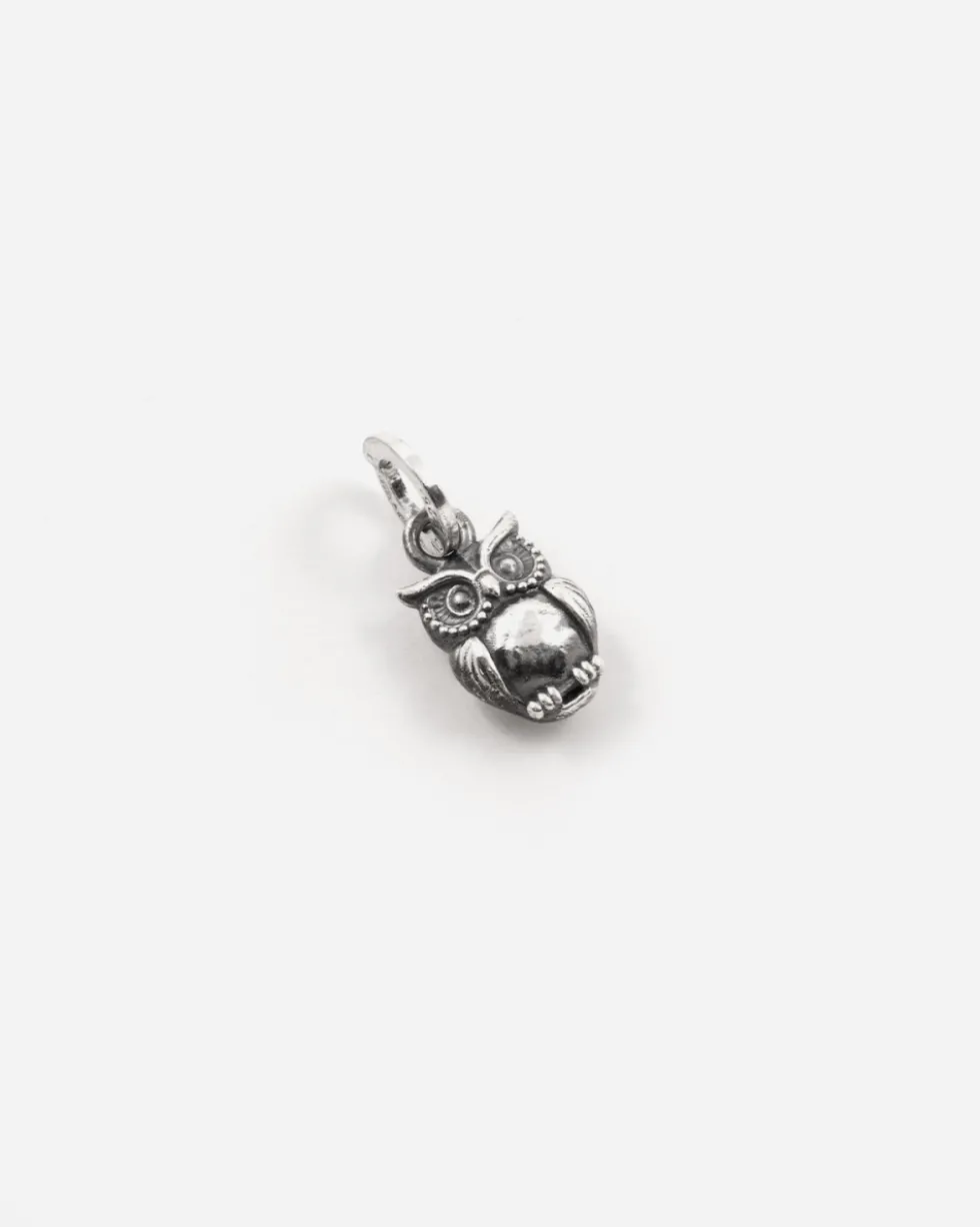 CIONDOLO MINI CHARM GUFO IN ARGENTO