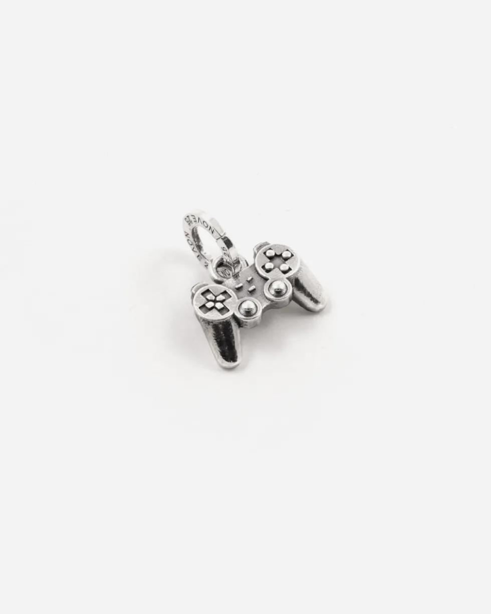 CIONDOLO MINI CHARM JOYSTICK IN ARGENTO