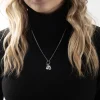 CIONDOLO MINI CHARM PALLA DA TENNIS IN ARGENTO