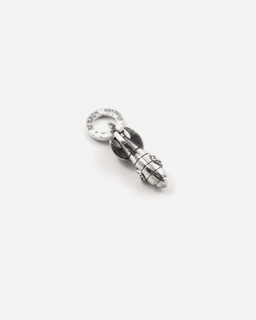 CIONDOLO MINI CHARM RAZZO IN ARGENTO