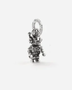 CIONDOLO MINI CHARM ROBOT IN ARGENTO