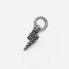 CIONDOLO MINI CHARM SAETTA PUNTINATA IN ARGENTO