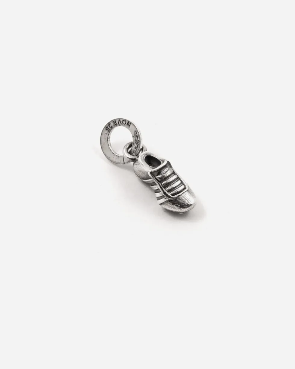 CIONDOLO MINI CHARM SCARPA DA CALCIO IN ARGENTO