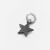 CIONDOLO MINI CHARM STELLA PUNTINATA IN ARGENTO