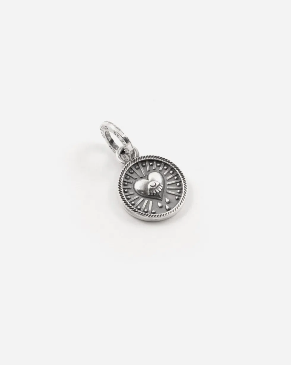 CIONDOLO MINI CHARM TAROT GLI AMANTI IN ARGENTO