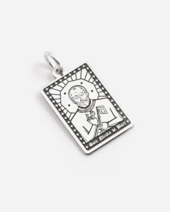 CIONDOLO SANTINO SAN NICOLA DI BARI IN ARGENTO