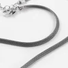 COLLANA CALZA PIATTA IN ARGENTO
