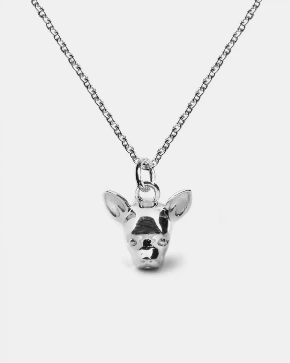 COLLANA CON CIONDOLO CHIHUAHUA IN ARGENTO