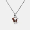 COLLANA CON CIONDOLO JACK RUSSEL IN ARGENTO