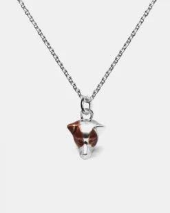 COLLANA CON CIONDOLO JACK RUSSEL IN ARGENTO