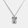 COLLANA CON CIONDOLO PASTORE TEDESCO IN ARGENTO