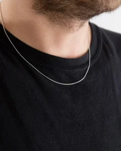 COLLANA CORDA DIAMANTATA 025 IN ARGENTO CON ALLUNGHINI