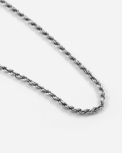 COLLANA CORDA 070 IN ARGENTO CON ALLUNGHINI