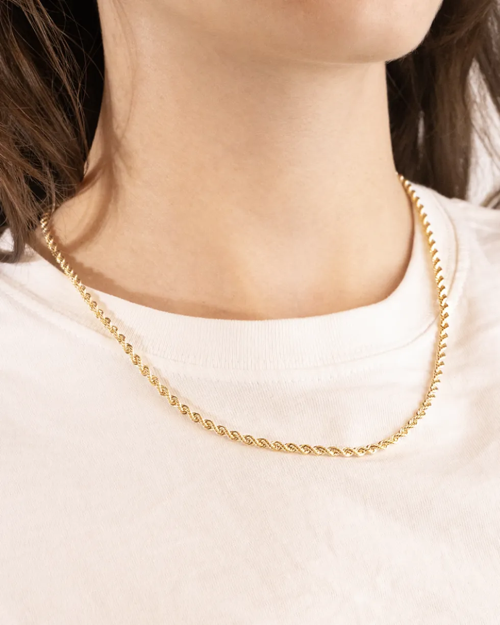 COLLANA CORDA 050 IN ORO 9 KT