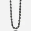 COLLANA CORDA 180 VUOTA IN ARGENTO