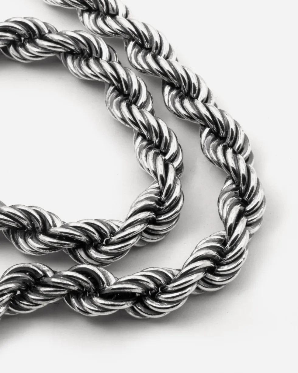 COLLANA CORDA 180 VUOTA IN ARGENTO