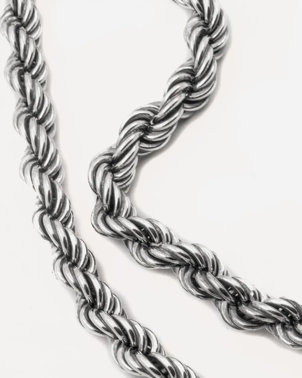 COLLANA CORDA 220 VUOTA IN ARGENTO