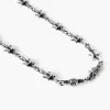COLLANA FILO SPINATO IN ARGENTO