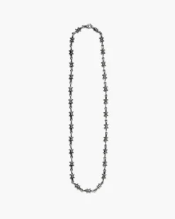 COLLANA FILO SPINATO IN ARGENTO
