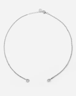 COLLANA FORZATINA 060 APERTA IN ARGENTO