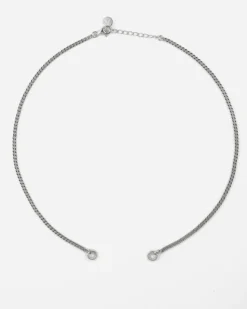 COLLANA GRUMETTA 080 APERTA IN ARGENTO