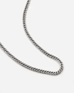 COLLANA GRUMETTA DOPPIO ROMBO IN ARGENTO