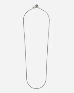 COLLANA GRUMETTA FILO 045 IN ARGENTO