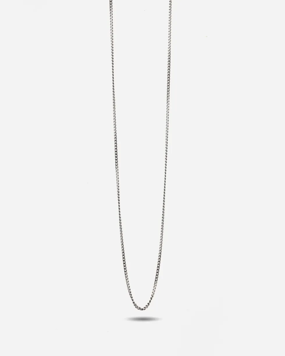 COLLANA GRUMETTA FILO 045 IN ARGENTO