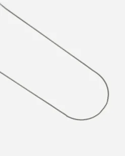 COLLANA GRUMETTA FILO 045 IN ARGENTO