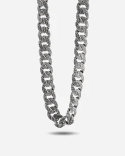 COLLANA GRUMETTA PUNTINATA IN ARGENTO