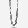 COLLANA GRUMETTA PUNTINATA PICCOLA IN ARGENTO