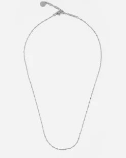 COLLANA GRUMETTINA CON CUBI IN ARGENTO