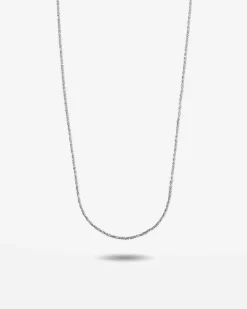 COLLANA LUCE IN ARGENTO RODIATA
