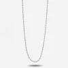 COLLANA MINI CORDA IN ARGENTO