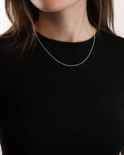 COLLANA MINI CORDA IN ARGENTO