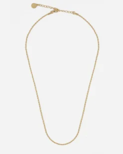COLLANA MINI CORDA PLACCATA ORO