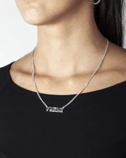 COLLANA NOME TRAFORO PERSONALIZZABILE CON GRUMETTA