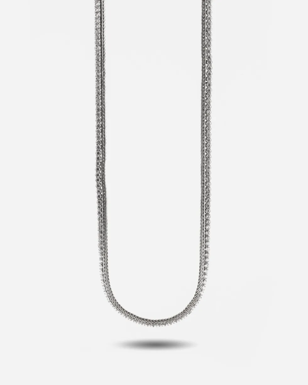 COLLANA TENNIS WHITE FOXTAIL CON BRILLANTI