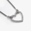 COLLANA TIGHT LOVE IN ARGENTO CON CUORE CON BRILLANTI