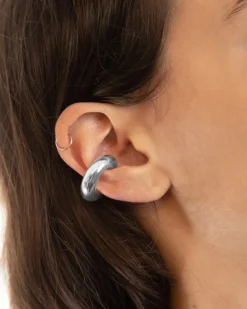 EAR CUFF BOLD FILO 7 MM IN ARGENTO