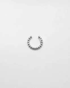EAR CUFF ORECCHINO SENZA BUCO PALLINE UN GIRO IN ARGENTO
