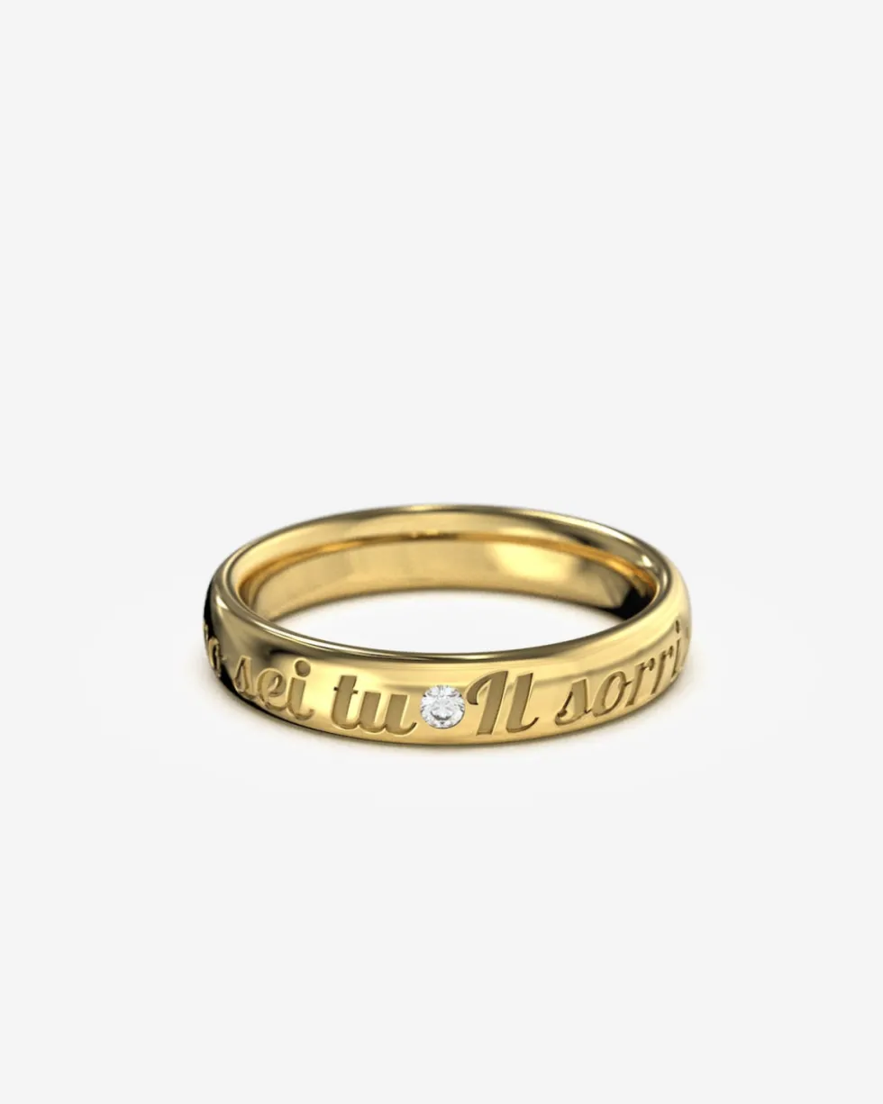 FEDE NUZIALE CON DIAMANTE H4,1