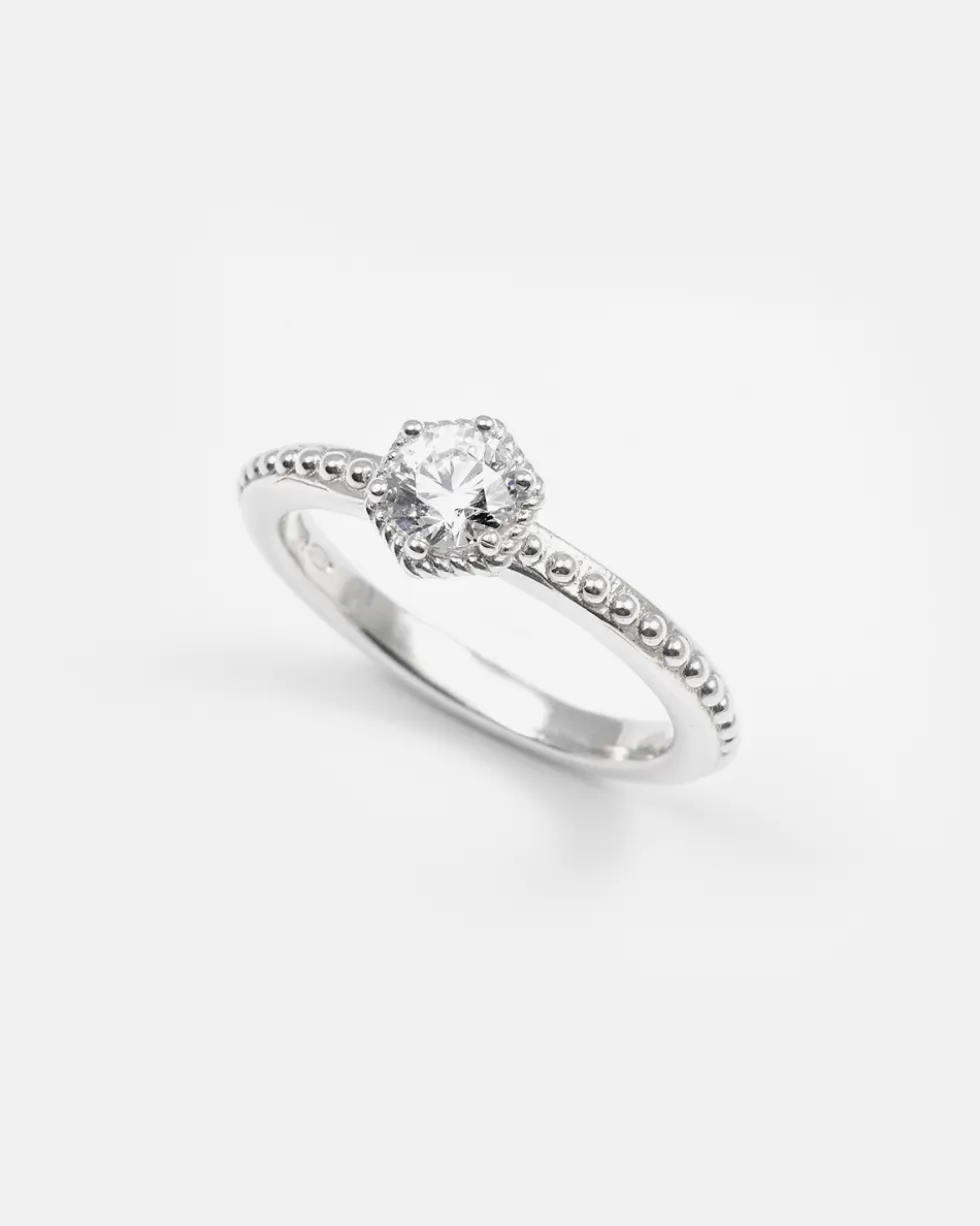 FEDINA SOLITARIO SHINING DOCK IN ARGENTO CON BRILLANTE