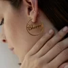 ORECCHINO A CERCHIO CON NOME PERSONALIZZABILE