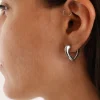 ORECCHINO A CUORE BOLD HEARTLOCK IN ARGENTO