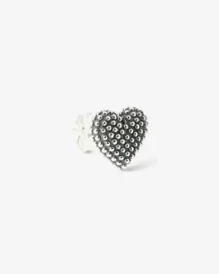 ORECCHINO A LOBO CUORE PUNTINATO