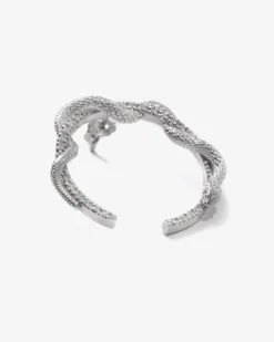 ORECCHINO CON DIAMANTI SHINY SURROUNDING SNAKE