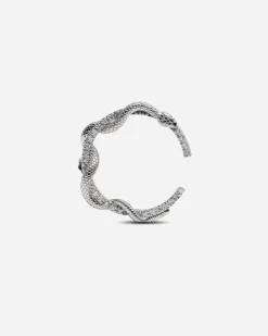 ORECCHINO CON DIAMANTI SHINY SURROUNDING SNAKE