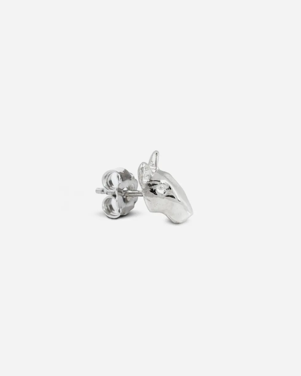 ORECCHINO DOG FEVER BULL TERRIER IN ARGENTO